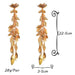 Wholesale yellow alloy earrings JDC-ES-SK047 Earrings 深刻 LONG Wholesale Jewelry JoyasDeChina Joyas De China
