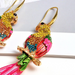 Wholesale Yellow Alloy Tassel Earrings JDC-ES-SK050 Earrings 深刻 Wholesale Jewelry JoyasDeChina Joyas De China