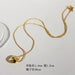 Wholesale Yellow Copper Gold Plated Necklace JDC-NE-BaoLi016 Necklaces 宝莉 Wholesale Jewelry JoyasDeChina Joyas De China