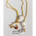 Wholesale Yellow Copper Gold Plated Necklace JDC-NE-BaoLi017 Necklaces 宝莉 Wholesale Jewelry JoyasDeChina Joyas De China
