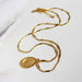 Wholesale Yellow Copper Gold Plated Necklace JDC-NE-BaoLi018 Necklaces 宝莉 necklace Wholesale Jewelry JoyasDeChina Joyas De China