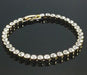 Wholesale yellow crystal bracelet JDC-BT-F903 Bracelet 韩之尚 4mm gold Wholesale Jewelry JoyasDeChina Joyas De China