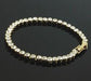 Wholesale yellow crystal bracelet JDC-BT-F903 Bracelet 韩之尚 4mm silver Wholesale Jewelry JoyasDeChina Joyas De China