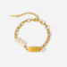 Wholesale yellow gold-plated bracelet JDC-BT-JD104 Bracelet 杰鼎 Wholesale Jewelry JoyasDeChina Joyas De China