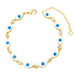 Wholesale yellow gold-plated devil's eye bracelet JDC-BT-AS114 Bracelet 翱昇 Wholesale Jewelry JoyasDeChina Joyas De China