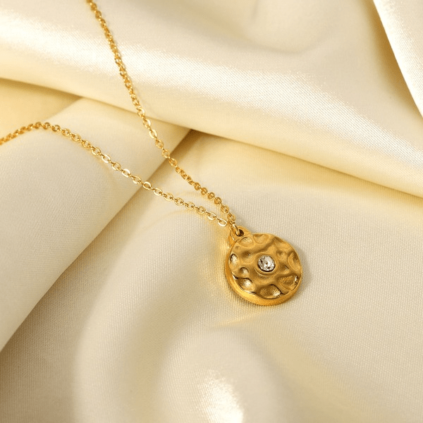 Wholesale yellow gold-plated necklace JDC-NE-JD353 Necklaces 杰鼎 Wholesale Jewelry JoyasDeChina Joyas De China