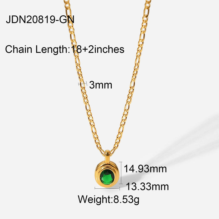 Wholesale Yellow Gold Plated Necklace JDC-NE-JD356 Necklaces JoyasDeChina JDN20819-GN Wholesale Jewelry JoyasDeChina Joyas De China