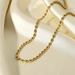 Wholesale yellow gold-plated necklace JDC-NE-JD358 Necklaces JoyasDeChina Wholesale Jewelry JoyasDeChina Joyas De China
