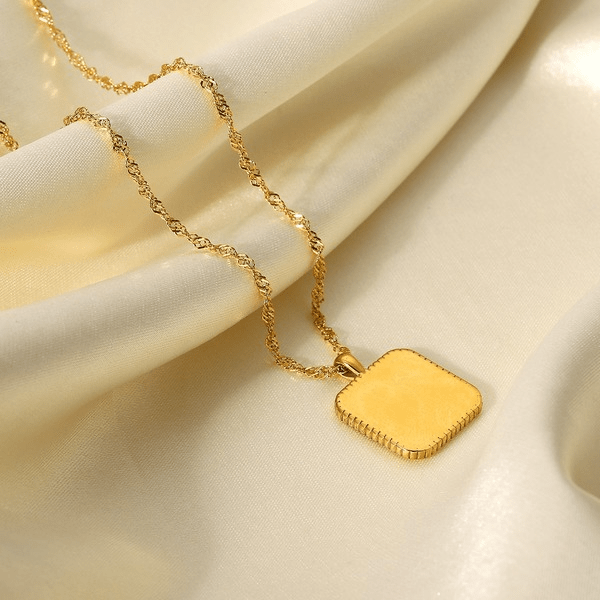 Wholesale Yellow Gold Plated Necklace JDC-NE-JD360 Necklaces 杰鼎 Wholesale Jewelry JoyasDeChina Joyas De China
