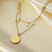 Wholesale yellow gold-plated necklace JDC-NE-JD362 Necklaces JoyasDeChina Wholesale Jewelry JoyasDeChina Joyas De China