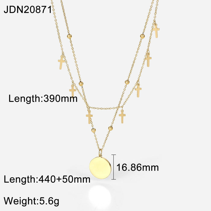 Wholesale yellow gold-plated necklace JDC-NE-JD362 Necklaces JoyasDeChina JDN20871 Wholesale Jewelry JoyasDeChina Joyas De China