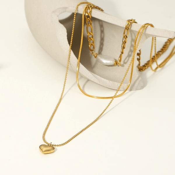 Wholesale yellow gold-plated necklace JDC-NE-JD363 Necklaces 杰鼎 Wholesale Jewelry JoyasDeChina Joyas De China