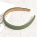 Wholesale yellow leather headband JDC-HD-PZ005 Headband 蒲钻 green Wholesale Jewelry JoyasDeChina Joyas De China