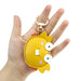 Wholesale yellow leather keychain JDC-KC-Bam002 Keychains 捌门 Wholesale Jewelry JoyasDeChina Joyas De China