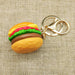 Bulk Jewelry Wholesale yellow metal hamburger key chain JDC-KC-YY020 Wholesale factory from China YIWU China