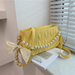 Bulk Jewelry Wholesale yellow PU pearl handbag JDC-LB-ZM055 Wholesale factory from China YIWU China