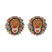 Wholesale yellow rhinestone earrings JDC-ES-JJ343 Earrings 聚嘉 Wholesale Jewelry JoyasDeChina Joyas De China