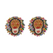 Wholesale yellow rhinestone earrings JDC-ES-JJ343 Earrings 聚嘉 Wholesale Jewelry JoyasDeChina Joyas De China
