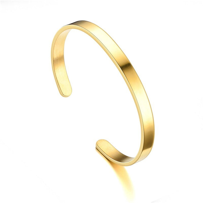 Wholesale Yellow Stainless Steel Bracelet JDC-BT-DingC001 Bracelets 顶潮 Wholesale Jewelry JoyasDeChina Joyas De China