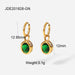 Wholesale yellow stainless steel gold-plated earrings JDC-ES-JD337 Earrings 杰鼎 JDE201828-GN Wholesale Jewelry JoyasDeChina Joyas De China