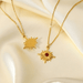 Wholesale yellow stainless steel gold plated necklace JDC-NE-JD340 Necklaces 杰鼎 Wholesale Jewelry JoyasDeChina Joyas De China