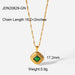 Wholesale yellow stainless steel gold plated necklace JDC-NE-JD363 Necklaces 杰鼎 JDN20829-GN Wholesale Jewelry JoyasDeChina Joyas De China