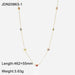 Wholesale yellow stainless steel gold plated necklace JDC-NE-JD364 Necklaces 杰鼎 JDN20863-1 Wholesale Jewelry JoyasDeChina Joyas De China