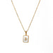 Wholesale yellow stainless steel gold-plated necklace JDC-NE-JD365 Necklaces 杰鼎 JDN201003-B Wholesale Jewelry JoyasDeChina Joyas De China