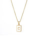 Wholesale yellow stainless steel gold-plated necklace JDC-NE-JD365 Necklaces 杰鼎 JDN201003-C Wholesale Jewelry JoyasDeChina Joyas De China