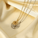 Wholesale yellow stainless steel gold-plated necklace JDC-NE-JD366 Necklaces 杰鼎 Wholesale Jewelry JoyasDeChina Joyas De China