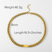 Wholesale yellow stainless steel necklace JDC-NE-JD321 Necklaces 杰鼎 JDN20131-2 Wholesale Jewelry JoyasDeChina Joyas De China