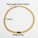 Wholesale yellow stainless steel necklace JDC-NE-JD321 Necklaces 杰鼎 JDN20310-BK Wholesale Jewelry JoyasDeChina Joyas De China