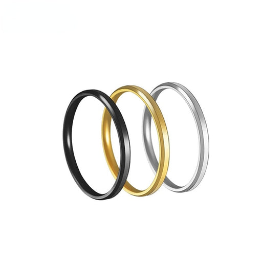 Wholesale yellow stainless steel ring JDC-RS-RXSFL007 Rings 尚芙乐 Wholesale Jewelry JoyasDeChina Joyas De China
