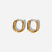 Wholesale yellow stainless steel u-shaped earrings JDC-ES-JD240 Earrings 杰鼎 Wholesale Jewelry JoyasDeChina Joyas De China
