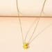 Wholesale yellow symbol pendant alloy necklaces JDC-NE-AYN077 necklaces JoyasDeChina Wholesale Jewelry JoyasDeChina Joyas De China