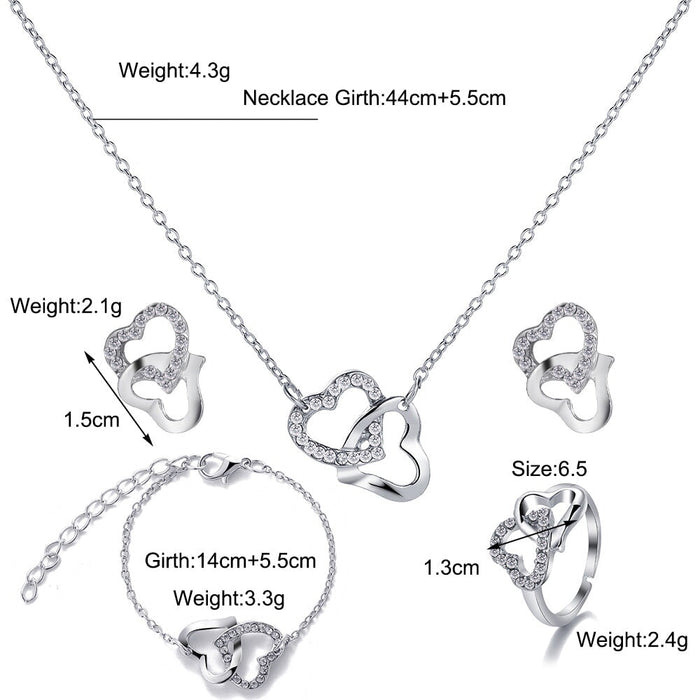 Wholesale yongjietongxin inlaid Rhinestone Necklace JDC-NE-F047 necklaces 韩之尚 Wholesale Jewelry JoyasDeChina Joyas De China