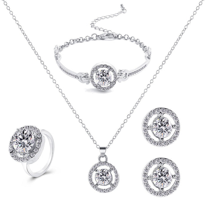 Wholesale yongjietongxin inlaid Rhinestone Necklace JDC-NE-F047 necklaces 韩之尚 5526302 Wholesale Jewelry JoyasDeChina Joyas De China