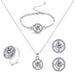 Wholesale yongjietongxin inlaid Rhinestone Necklace JDC-NE-F047 necklaces 韩之尚 5526302 Wholesale Jewelry JoyasDeChina Joyas De China