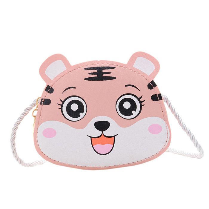 Wholesale zero wallet cute cartoon tiger Shoulder Bag JDC-SD-YP072 Shoulder Bags 一音 pink Wholesale Jewelry JoyasDeChina Joyas De China