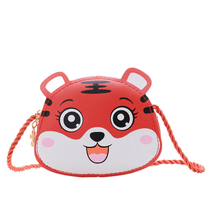 Wholesale zero wallet cute cartoon tiger Shoulder Bag JDC-SD-YP072 Shoulder Bags 一音 red Wholesale Jewelry JoyasDeChina Joyas De China