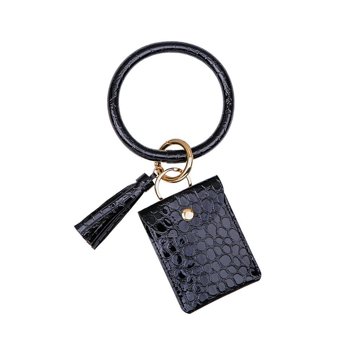 Wholesale zero wallet Keychains wristlet keychain JDC-KC-GSJM011 Keychains JoyasDeChina Black K68169 K68169 Wholesale Jewelry JoyasDeChina Joyas De China