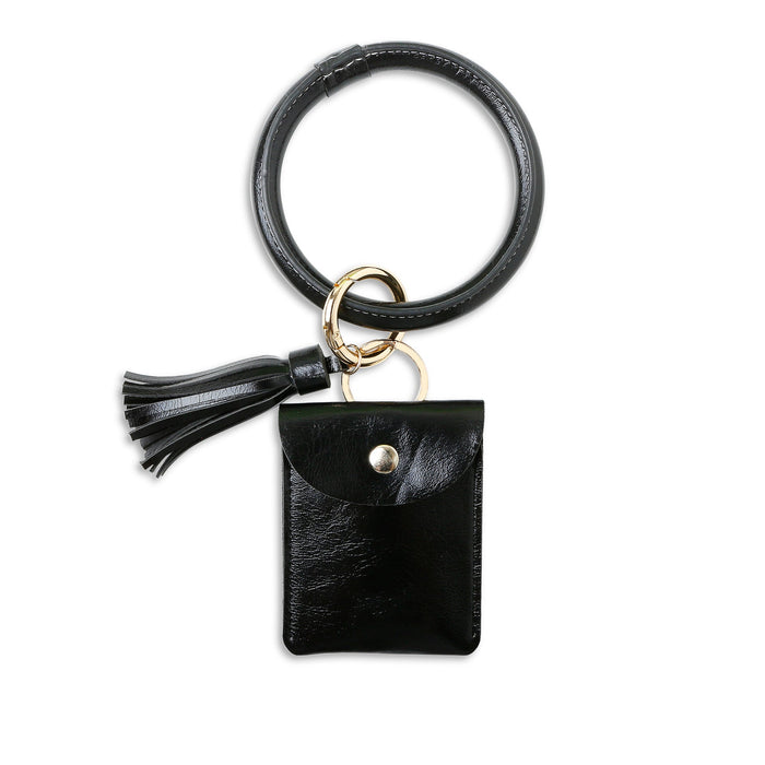 Wholesale zero wallet Keychains wristlet keychain JDC-KC-GSJM011 Keychains JoyasDeChina Black k68198 K68169 Wholesale Jewelry JoyasDeChina Joyas De China