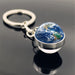 Wholesale Zinc Alloy Glass Galaxy Nebula Glass Ball Keychain JDC-KC-Hengx002 Keychains 横湘 PSXL001135-2-Earth Wholesale Jewelry JoyasDeChina Joyas De China