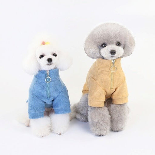 Wholesale zipper color woolen pet clothes pack of 2 JDC-PC-FP013 Pet Clothes 沣沛 Wholesale Jewelry JoyasDeChina Joyas De China