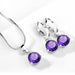 Wholesale Zircon Artificial Stone Necklace Earring Set MOQ≥2 JDC-NE-Kas005 Necklaces 卡诗 Wholesale Jewelry JoyasDeChina Joyas De China
