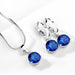 Wholesale Zircon Artificial Stone Necklace Earring Set MOQ≥2 JDC-NE-Kas005 Necklaces 卡诗 Wholesale Jewelry JoyasDeChina Joyas De China