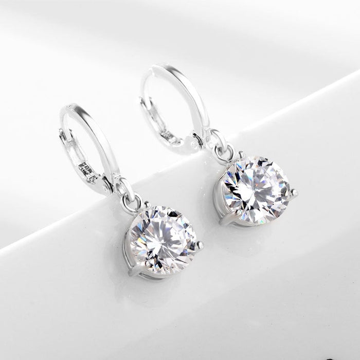 Wholesale Zircon Artificial Stone Necklace Earring Set MOQ≥2 JDC-NE-Kas005 Necklaces 卡诗 Wholesale Jewelry JoyasDeChina Joyas De China