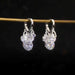 Wholesale zircon copper earrings JDC-ES-XuF030 Earrings 旭帆 Wholesale Jewelry JoyasDeChina Joyas De China