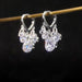 Wholesale zircon copper earrings JDC-ES-XuF030 Earrings 旭帆 A Wholesale Jewelry JoyasDeChina Joyas De China