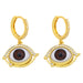 Wholesale Zircon Copper Plated 18K Gold Devil's Eye Earrings JDC-ES-AS-028 Earrings 翱?N red Wholesale Jewelry JoyasDeChina Joyas De China